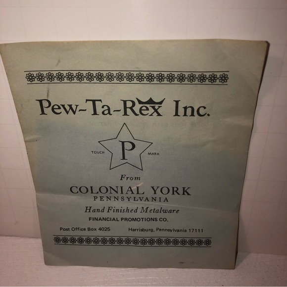 Vintage Bicentennial Pewter Plate - Picture 4 of 5